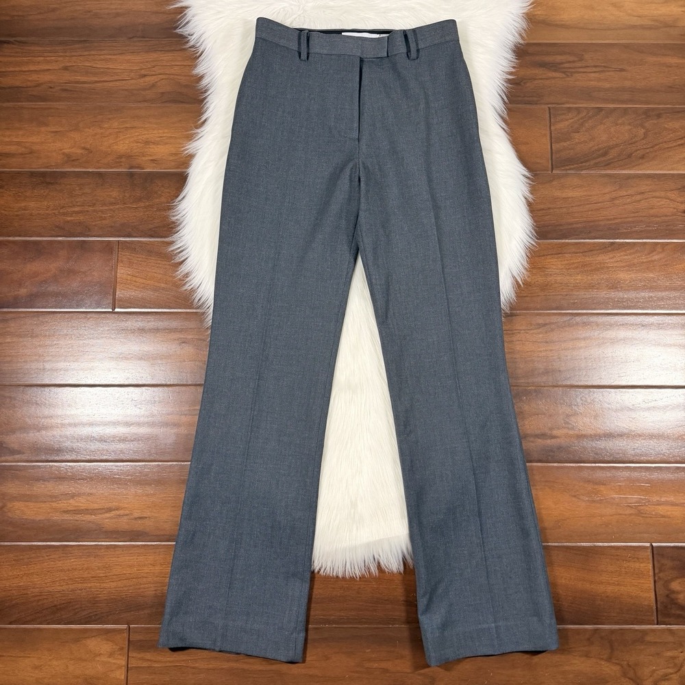 The Frankie Shop Women's Size Medium Gray Flat Front Trouser Pants